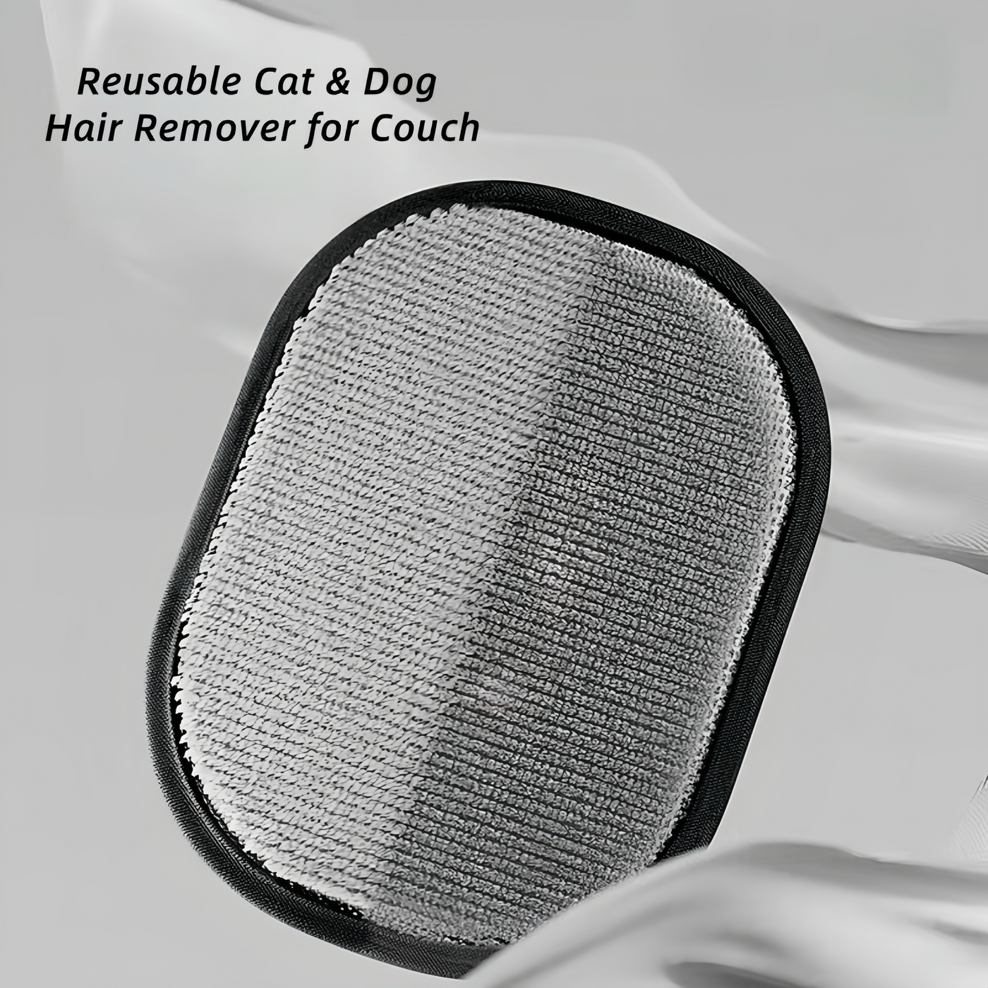 [SILVER] ElectroClean Pet Hair Removal Glove – Reusable & Eco-Friendly Cleaning Tool