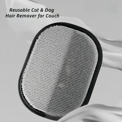 [SILVER] ElectroClean Pet Hair Removal Glove – Reusable & Eco-Friendly Cleaning Tool